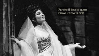 Maria Callas - Ove m&#39;inoltro?... Di quai soavi lagrime (Poliuto Act 1) 1960 La Scala LIVE