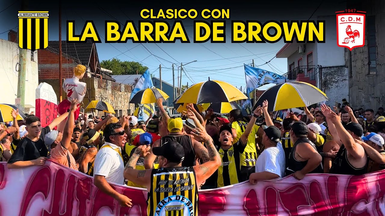 ALTE. BROWN vs MORON con CAJONES, TRAPOS Y CAMISETAS ROBADAS