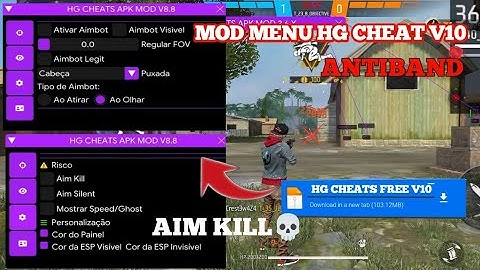 MOD MENU HG CHEATS GRATIS V10 🥶 ANTI BAN ANTI BLACKLIST 🤯 DIRECT LINK 🔗