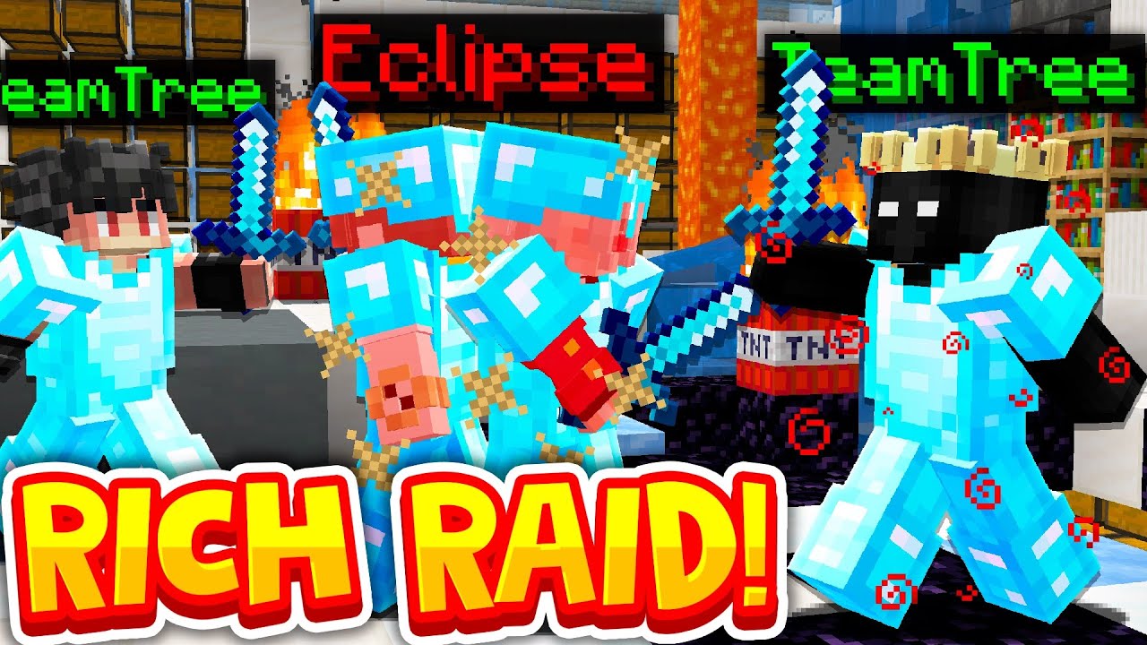 WE RAIDED OUR *RICHEST* ENEMY MINECRAFT FACTION..! (INSANE)