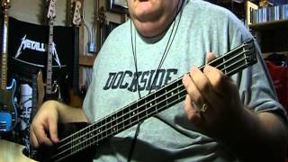 The Cars Drive Bass Cover with Notes & Tab chords