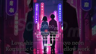Love shines under Tokyo neon 💖Romantic Citypop for mellow work #CitypopLove #softroommusic