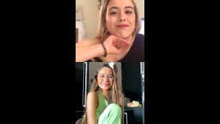 Cami Gallardo en directo instagram &#39;Los40spain&#39;, España (20-04-2020)