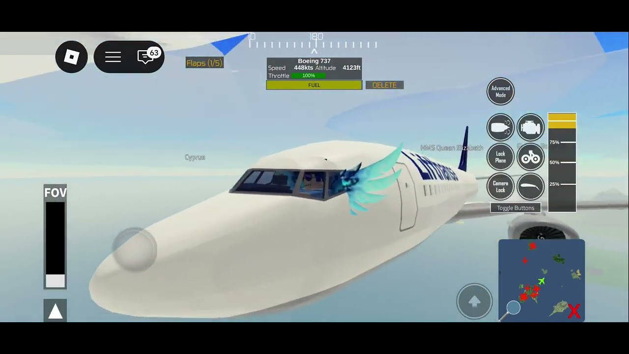 Flying from greater Rockford to Perth airport in a b737 #roblox #ptfs ...
