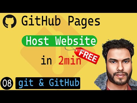 Host Website For Free in 2 min | Getting Started with GitHub Pages