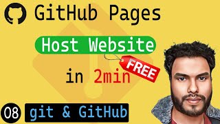 Host Website For Free in 2 min | Getting Started with GitHub Pages