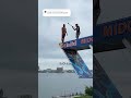 no time for vertigo when you’re a cameraman at cliff diving 😳🎥 #shorts
