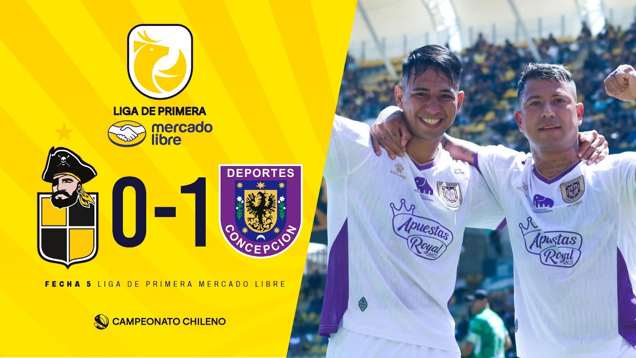 #LigadePrimeraMercadoLibre | Coquimbo Unido 0 - 1 Deportes Concepción | #Fecha5