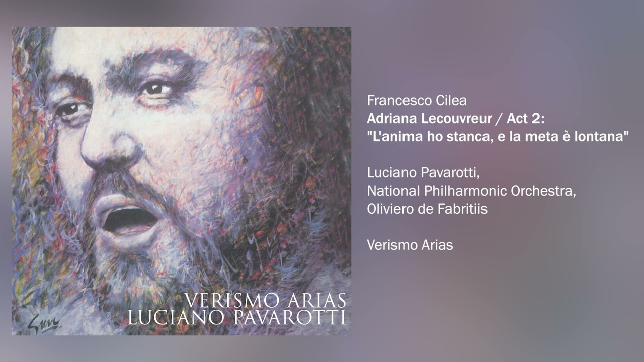 Luciano Pavarotti - Adriana Lecouvreur / Act 2: "L'anima ho stanca, e la meta é lontana" bekijken op YouTube Luciano Pavarotti - Adriana Lecouvreur / Act 2: "L'anima ho stanca, e la meta é lontana" bekijken op YouTube