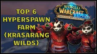 WoW REMIX: Top 6 Hyperspawn Farms In Krasarang Wilds - Mist of Pandaria