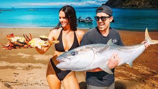 Fishing For Kingfish And Diving For Crayfish | Catch And Cook Adventure | Adventure Fishing