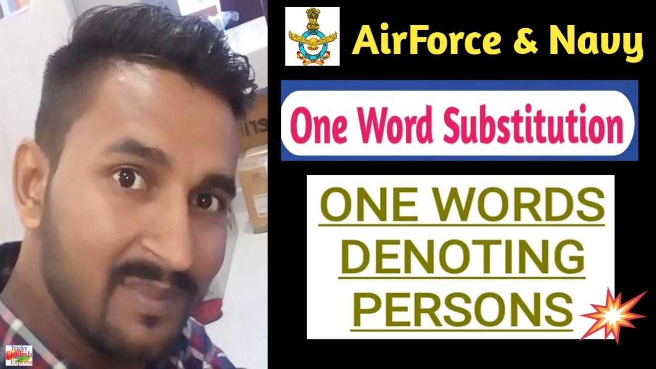 One Word Substitution/One Words Denoting Persons BY Ravi Singh/Most