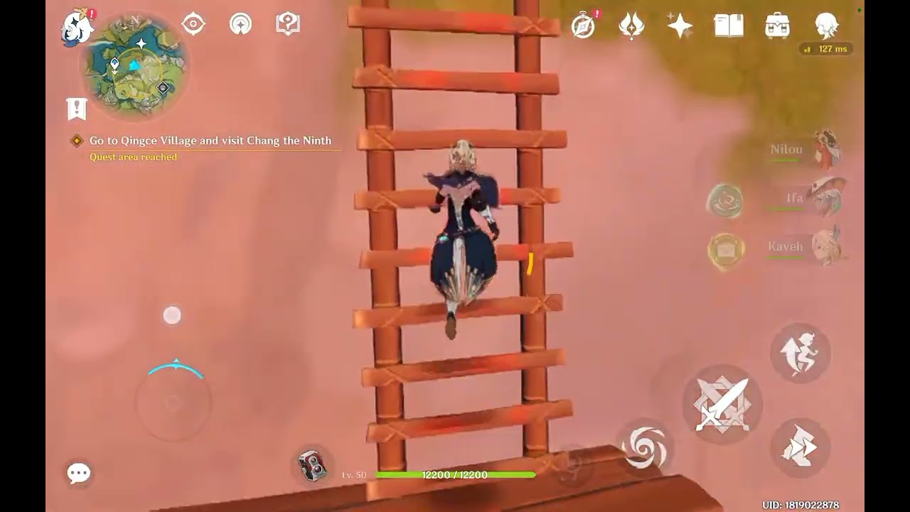 "Go to Qingce Village and visit Chang the Ninth" tutorial 