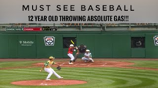 12 Year Old Throws an Immaculate Inning.. and Ends it With an 81 MPH Fast Ball