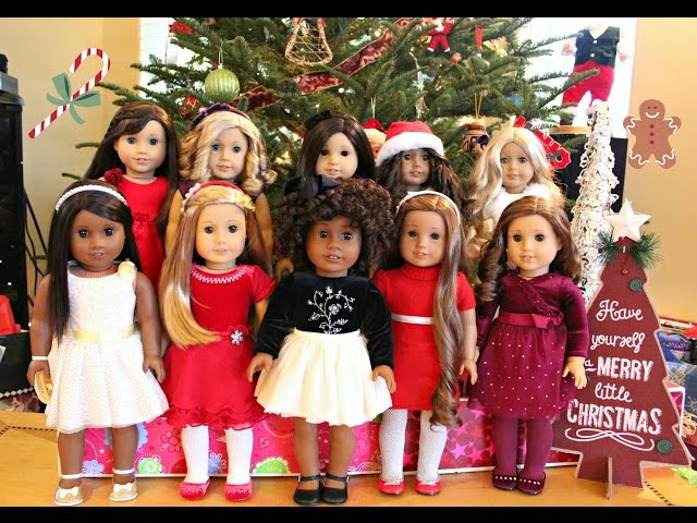 white christmas dresses Serefina Dress 18 Inch Doll Sewing Pattern – Appletotes & Co