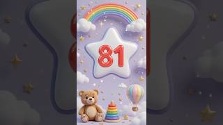 Learn Counting Numbers | Toddler Learning |81-90| #explore #reels #kids #learning #trending #shorts