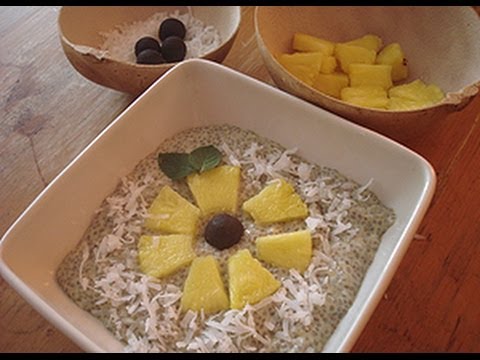 Heavenly Vegan Pina Colada Chia Pudding