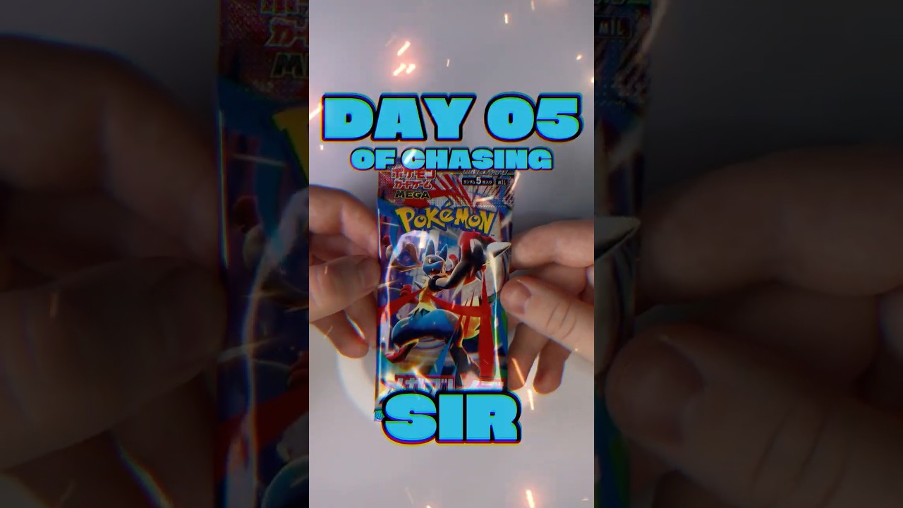 DAY 5 | Opening POKÉMON until I pull a SIR! (Mega Brave)