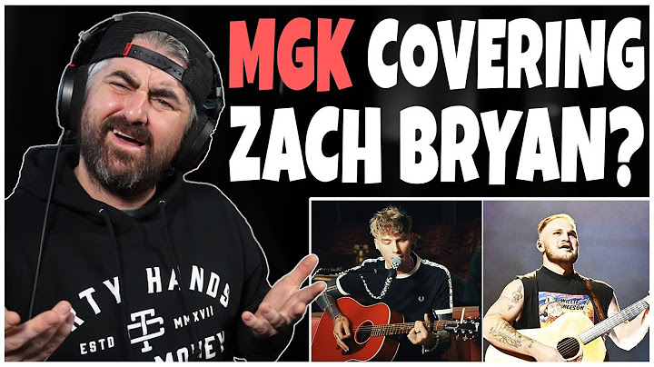 mgk - "Sun to Me" Zach Bryan Cover (Rock Artist Reaction)