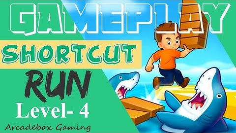 Shortcut Run Gameplay Level- 4 #arcadeboxgaming #shorts #viralshorts