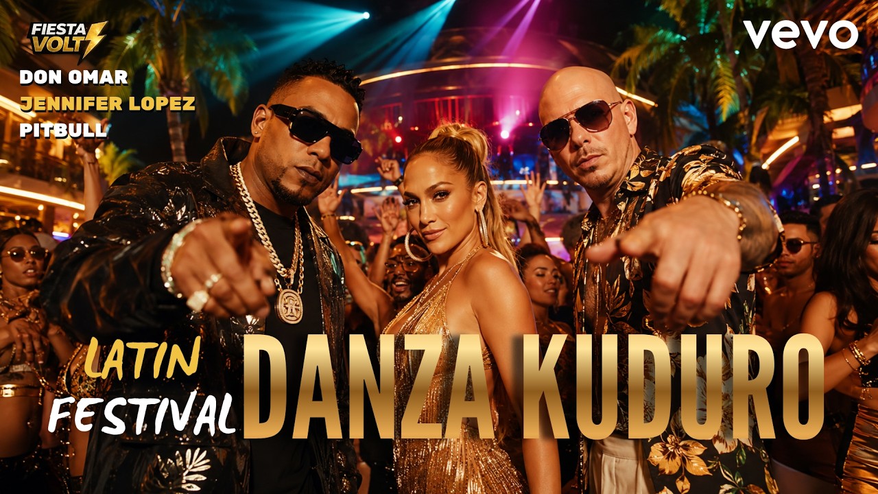 Don Omar x Jennifer Lopez x Pitbull - Danza Kuduro🔥Latin Festival Remix 2026 | Fiesta Volt