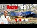 Simple DIY Truck Tarp Setup - Overlanding and Truck Camping