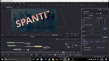 video playing inside a text in fusion 9
