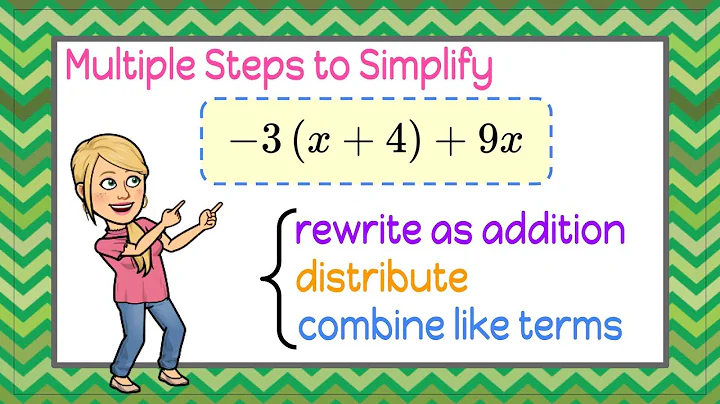 Multiple Operations to Simplify Linear Expressions | 7.EE.A.1 💚