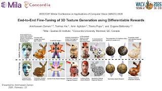 [WACV 2026] End-to-End Fine-Tuning of 3D Texture Generation using Differentiable Rewards Noticias