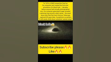 first image of #blackhole #simulation #space #astronomy #astrodeevanverse #shorts #universe #cnrs