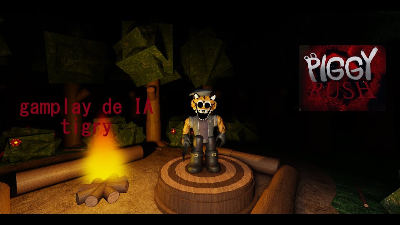 piggy rush gamplay de AI tigry