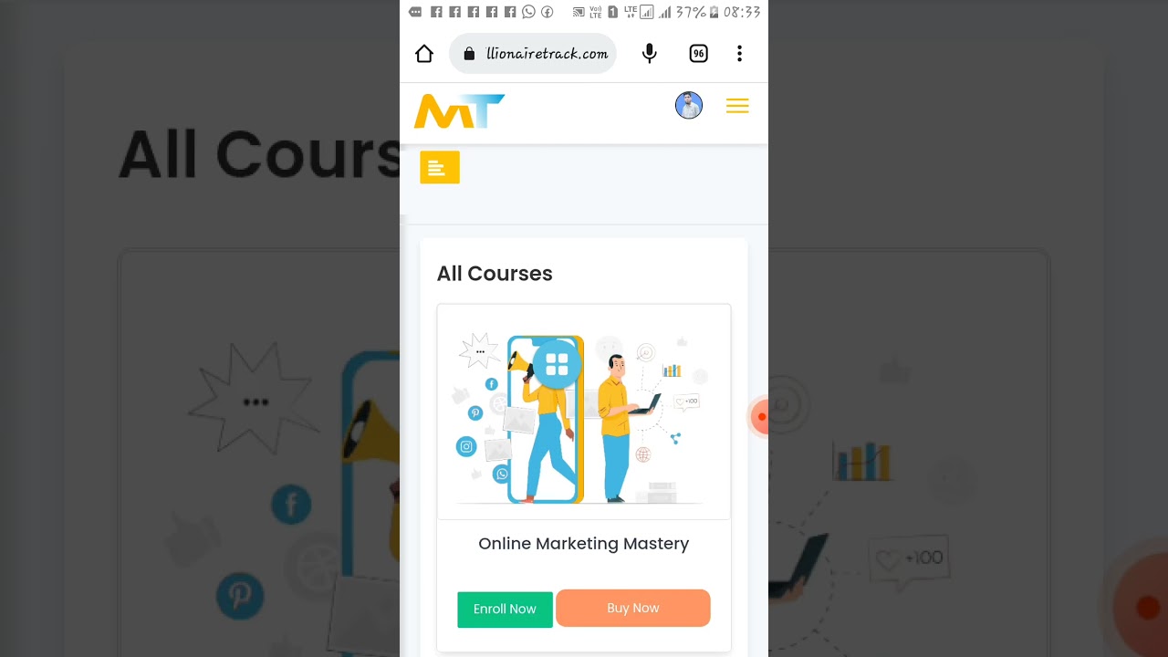 how to upload your kyc, how to copy your affiliate link in millionaire track