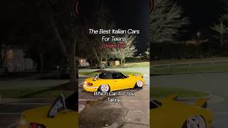 The Best Ittalien Cars For Teens !