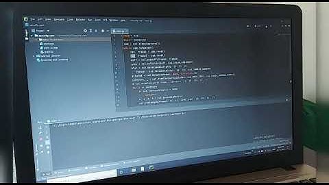 security camera program demo using python #security camera #python #opencvproject #coding