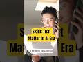 Skills That Matter In The Era Of AI #aiskills #futureofwork #shorts