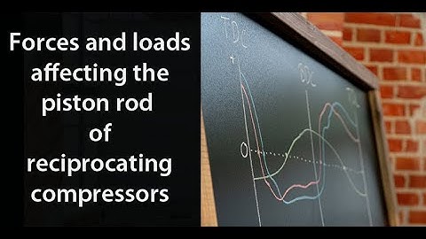 Loads and forces affecting the condition of piston rods in recip compressors