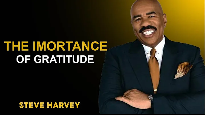 THE IMPORTANCE OF GRATITUDE - This Motivational Speech Will Make You Cry | Steve Harvey