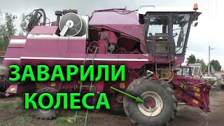 Подготовка комбайнов Палессе КЗС 7 к уборке урожая