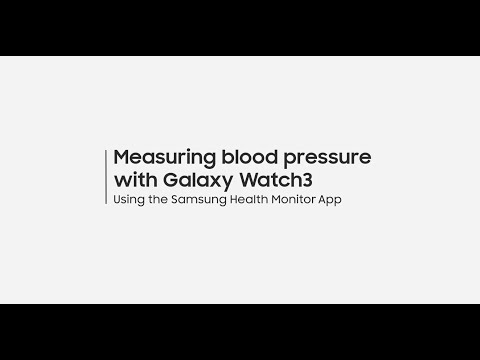 SAMSUNG I Mjerenje krvnog tlaka uz Galaxy Watch3 sat
