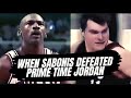 When arvydas sabonis defeated prime time michael jordan