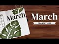 MARCH PLAN WITH ME || BULLET JOURNAL SET UP || GIVEAWAY