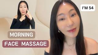3 Min Morning Face Massage for Anti-aging l No Talk Practice Version is attached