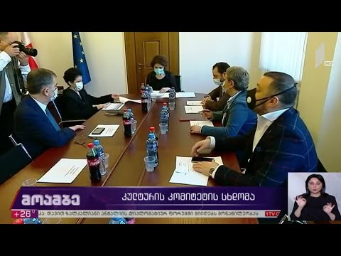 კულტურის კომიტეტის სხდომა