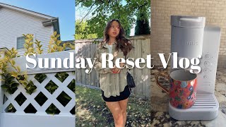 Sunday reset VLOG: skincare routine, cleaning, Walmart unboxing, grocery haul