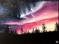 Watercolor Night Sky Painting Demonstration I