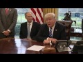 President Trump Meets with Charter Communications CEO Thomas Rutledge and Texas Governor Greg Abbott