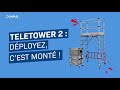 Le Teletower 2, échafaudage télescopique nouvelle génération