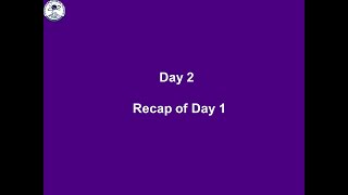 Recap of Day 1