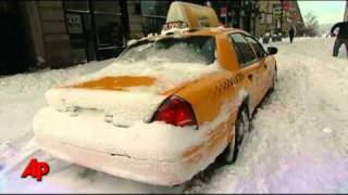 First Person Snowed-In, In A Ny Cab