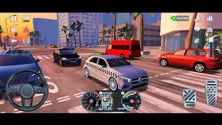 Mercedes Benz car with taxi driving ✨ new #games @Gameplay.4u screenshot 5